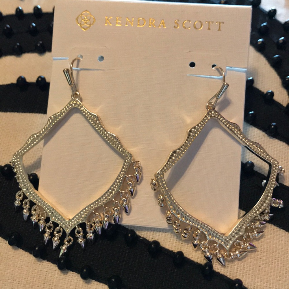 Kendra Scott Gold Lacy Earrings